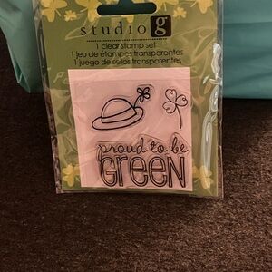 Studio G St Patrick’s Day Clear Stamps